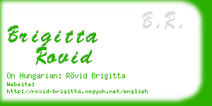 brigitta rovid business card